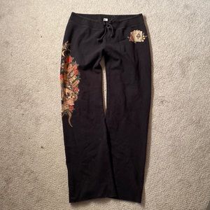 Lucky Brand tattoo flash sweatpants